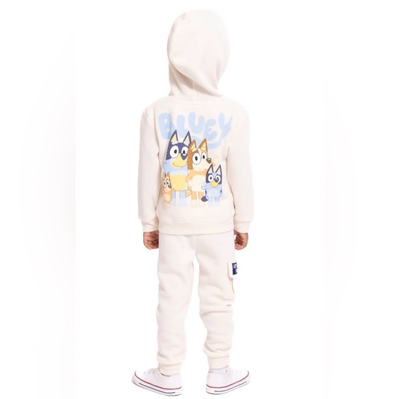 Bluey Toddler Boys 2PC Hoodie Jogger Set 5T Fleece Outfit Cartoon! NWT! - Picture 4 of 15